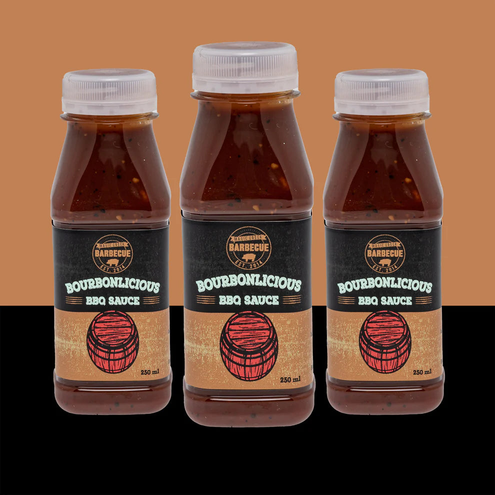 Magic creek BBQ Paketpris 3 x Bourbonlicious sås