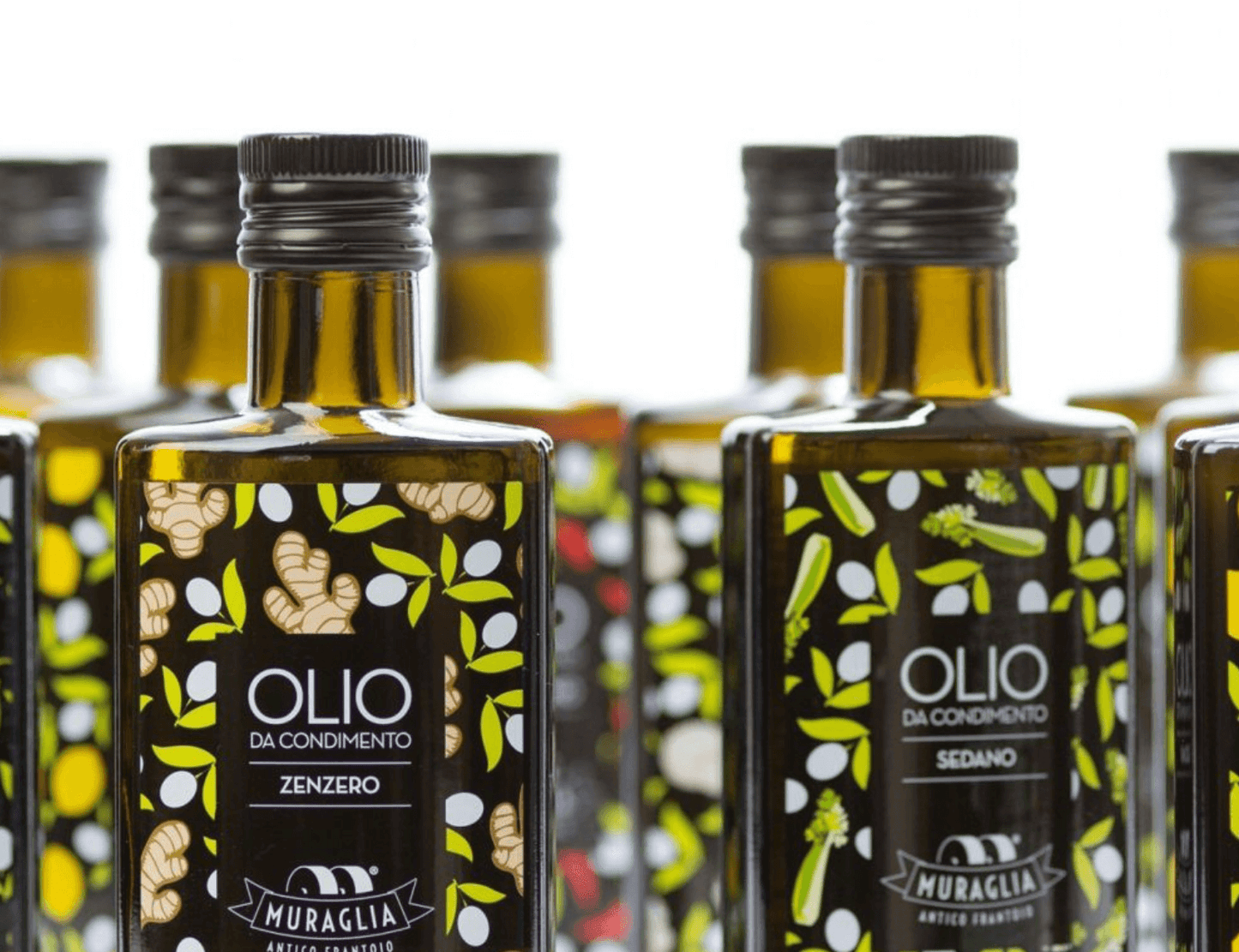 Italiensk extra virgin olivolja med ingefära "Muraglia GINGER" 200 ml