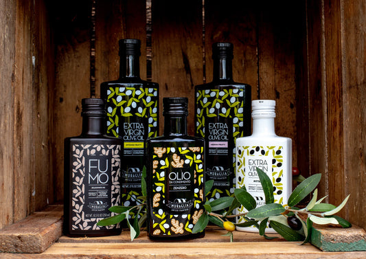 Italiensk extra virgin olivolja med vitlök och chilipeppar "Muraglia VITLÖK & PEPPER" 200 ml