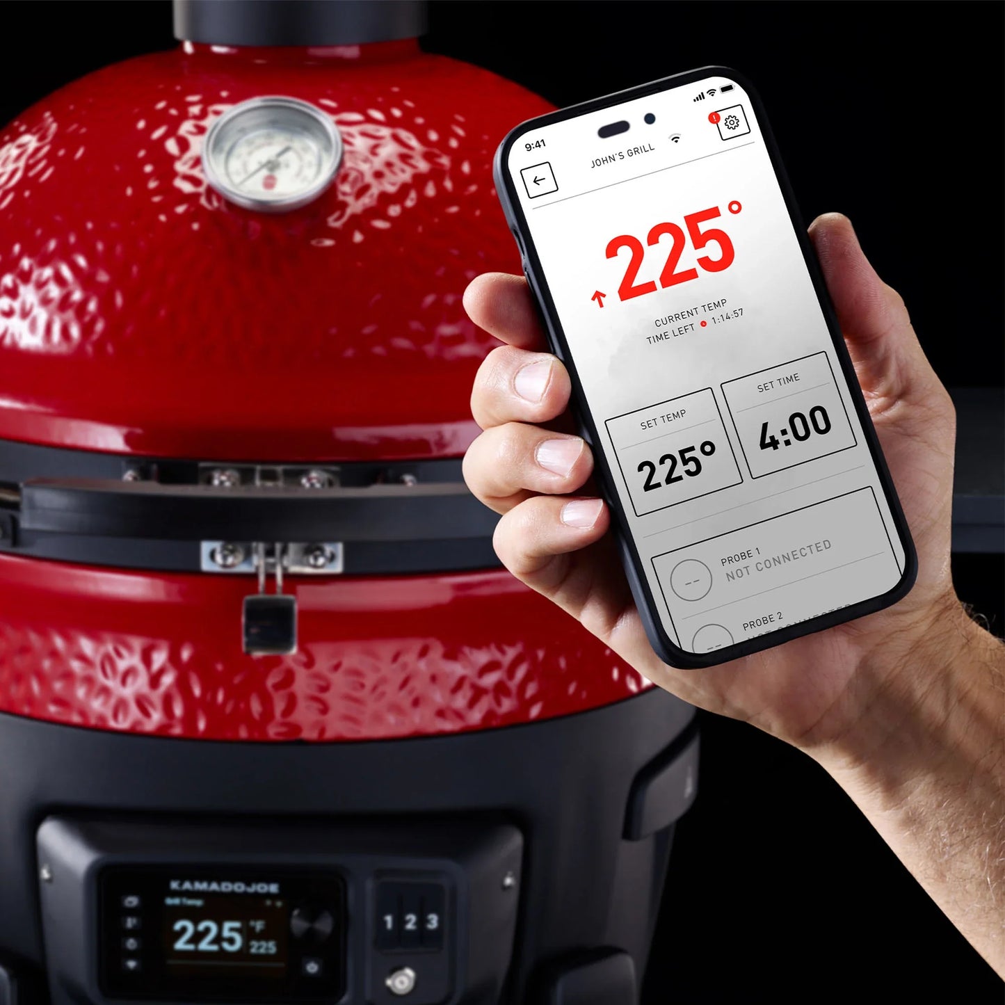 Big Joe™ Konnected Joe™ Digital träkolgrill och rök