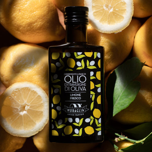 Italiensk extra virgin olivolja med citron "Muraglia LEMON IGP ROCCA IMPERIALE" 200 ml