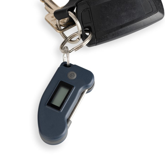 ETI miniatyr snabbtermometer med nyckelring, blå