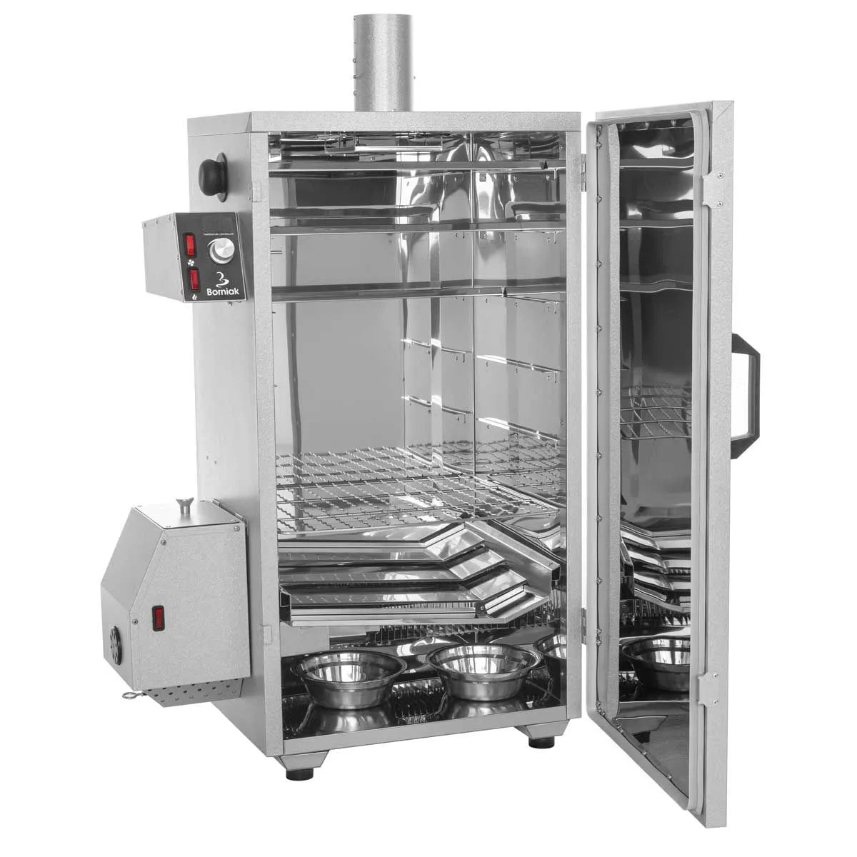 Borniak UWD-70V1.4 Grundläggande digitalt styrd rökare med zink-aluminiumhölje.