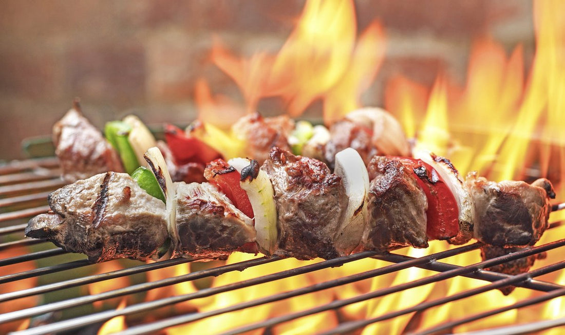 Gammaldags sjasjlik i ättiksmarinad