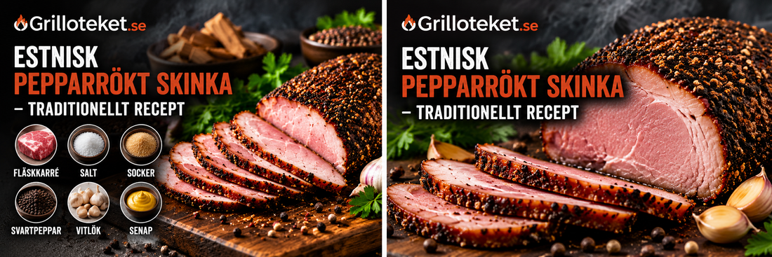 Estnisk pepparrökt skinka – traditionellt recept