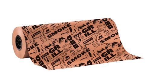 Traeger rosa BBQ-mönster slaktarpapper.