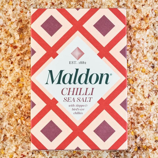 Maldon havssaltflingor med chili (Aleppo & "bird's eye" chili) 100g
