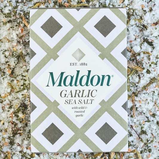 Maldon havssalt flingor (med vild och rostad vitlök) 100g