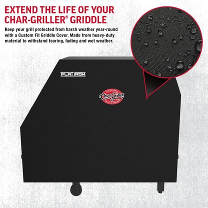 Char-Griller 3-brännare Flat Iron™ Gas Griddle-överdrag