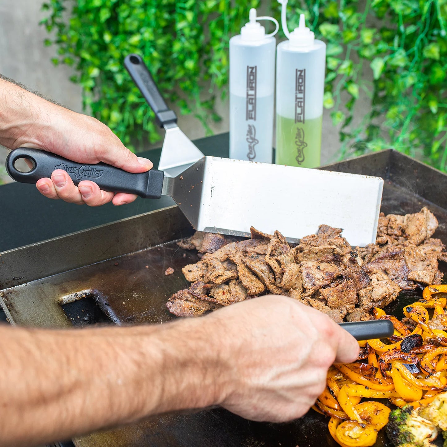 Char-Griller Startpaket för Flat Iron™-grillplatta