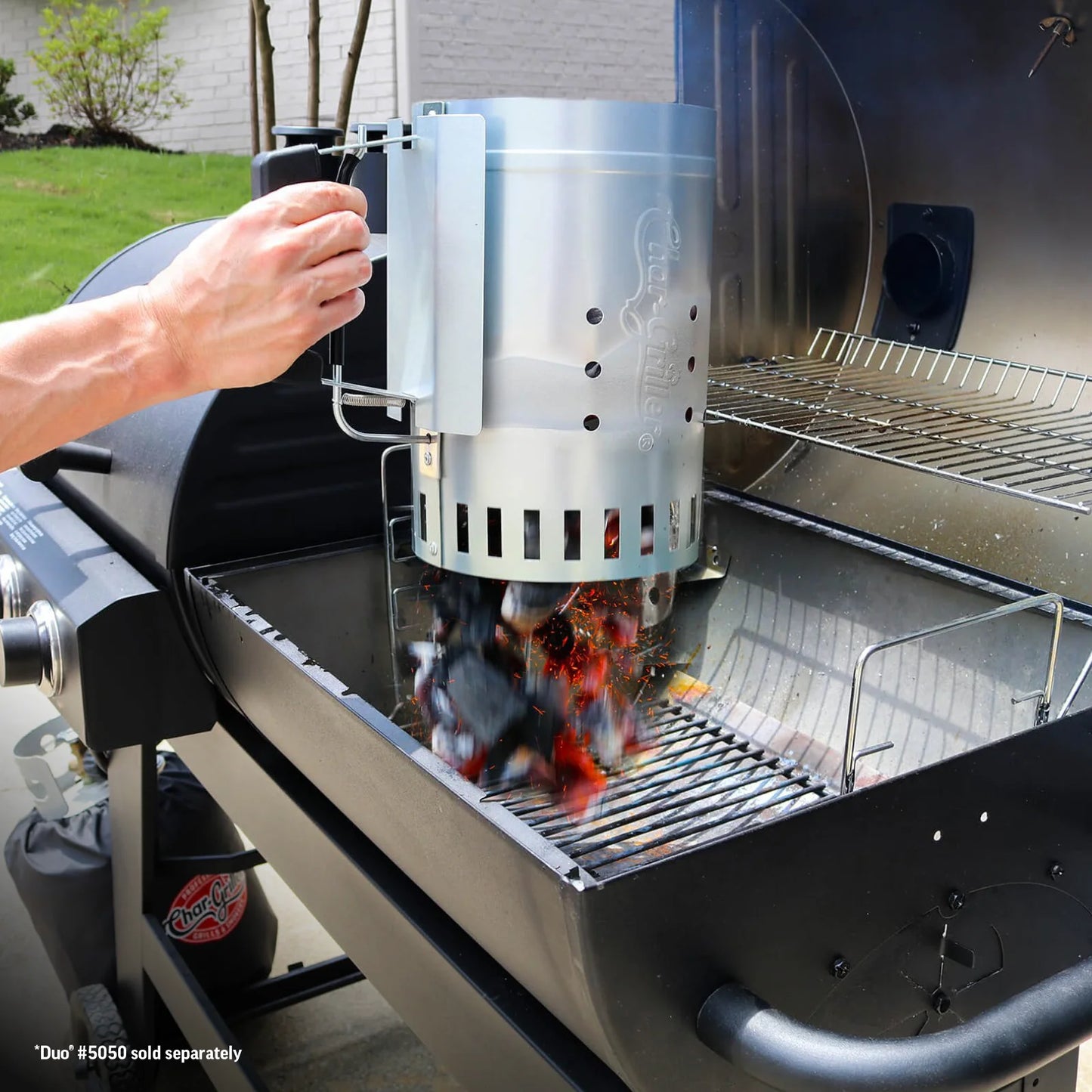 Char-Griller Skorsten för träkol