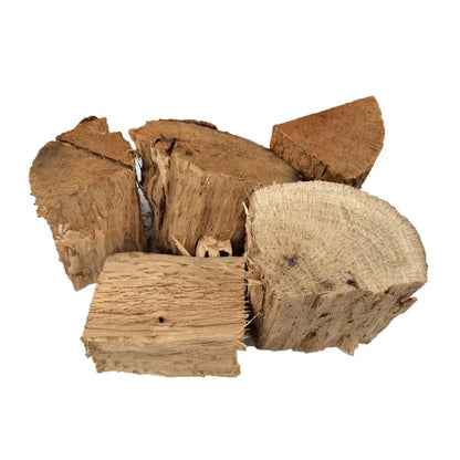 SMOKEY OLIVE WOOD Rökklossar av Holm Oak 1,5kg