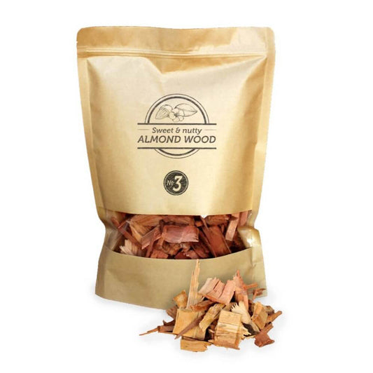 SMOKEY OLIVE WOOD Stora rökflis av mandelträd 1,7 L