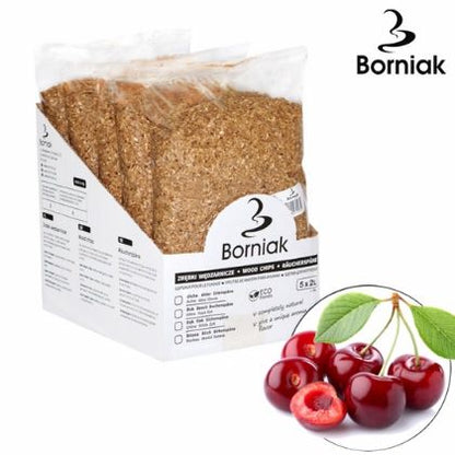 Borniak rökspån körsbär -  liten förpackning (2 liter)