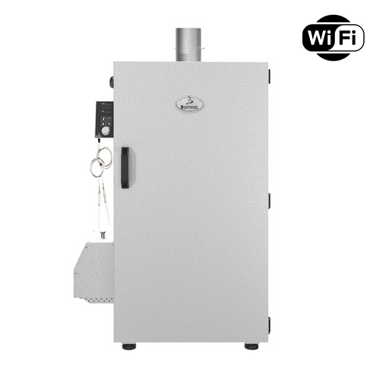 Borniak UWDW-150 Basic WiFi helautomatisk digitalstyrd rökskåp med zink-aluminiumhölje