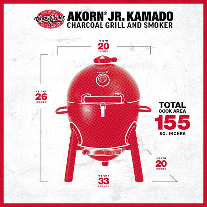 Char-Griller AKORN™ Jr. Kamado kolgrill