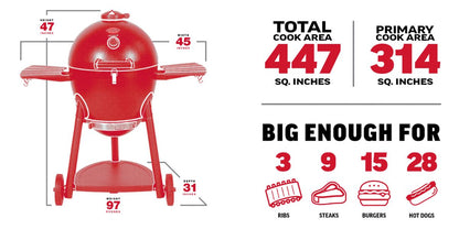 Char-Griller Akorn™ Kamado kolgrill