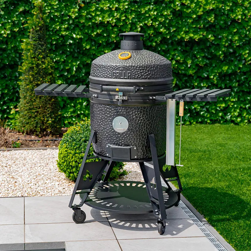 GRLLR Ember Pro keramisk kolgrill, mattsvart