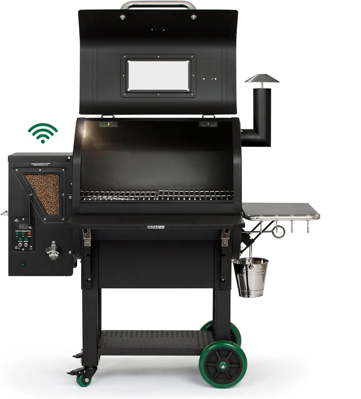 GMG LEDGE Prime™2.0 WiFi, automatisk 12/220V pelletsgrill / med SideBURN™ spismodul