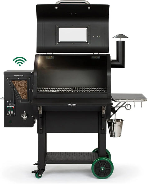 GMG LEDGE Prime™2.0 WiFi, automatisk 12/220V pelletsgrill / med SideBURN™ spismodul