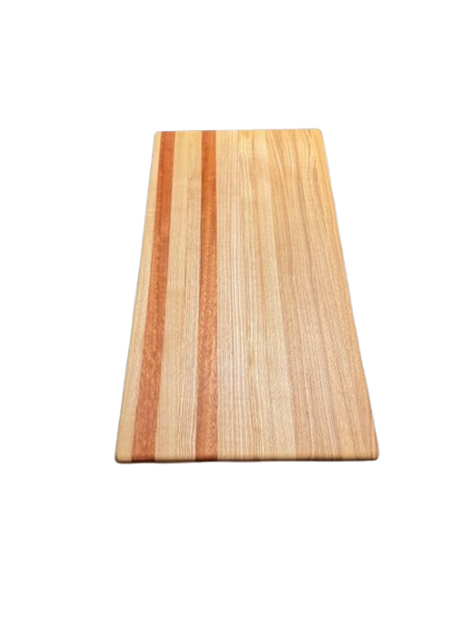 Grilloteket handgjord skärbräda i ask och mahogny 290x560 mm