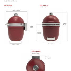 Kamado Joe PRO JOE med exklusivt hopfällbart arbetsbord LIMITED EDITION-PAKET