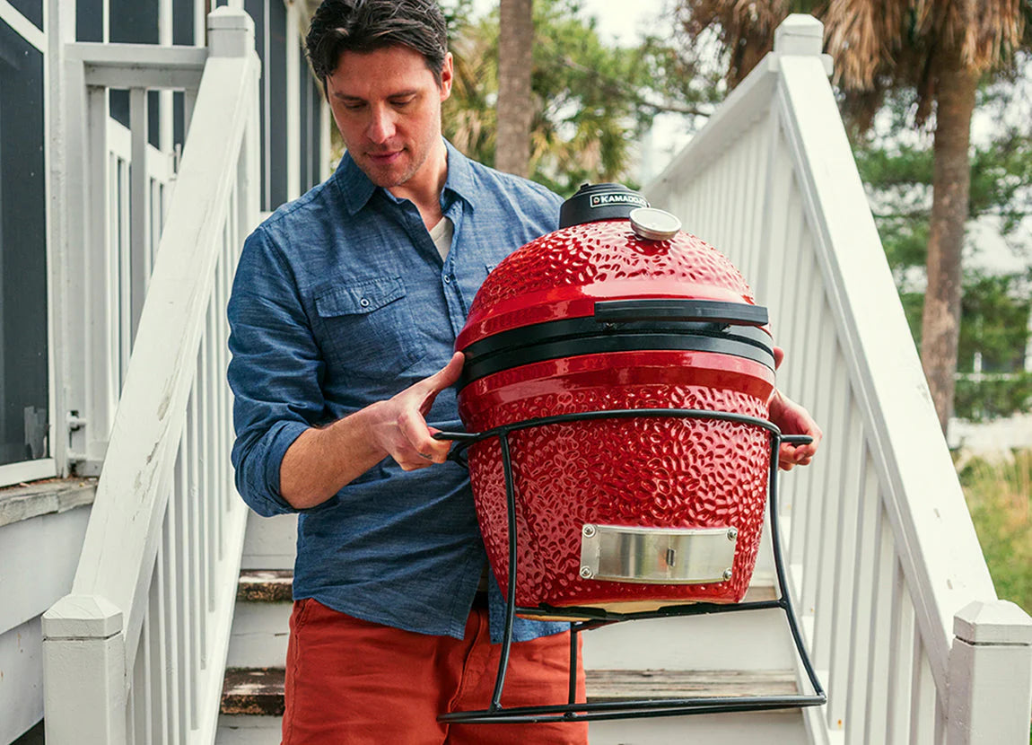 Kamado Joe Joe Jr™ Grill med stativ i gjutjärn
