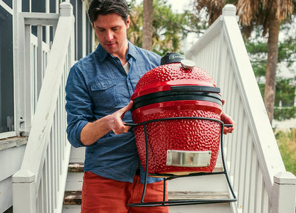 Kamado Joe Joe Jr™ Grill med stativ i gjutjärn