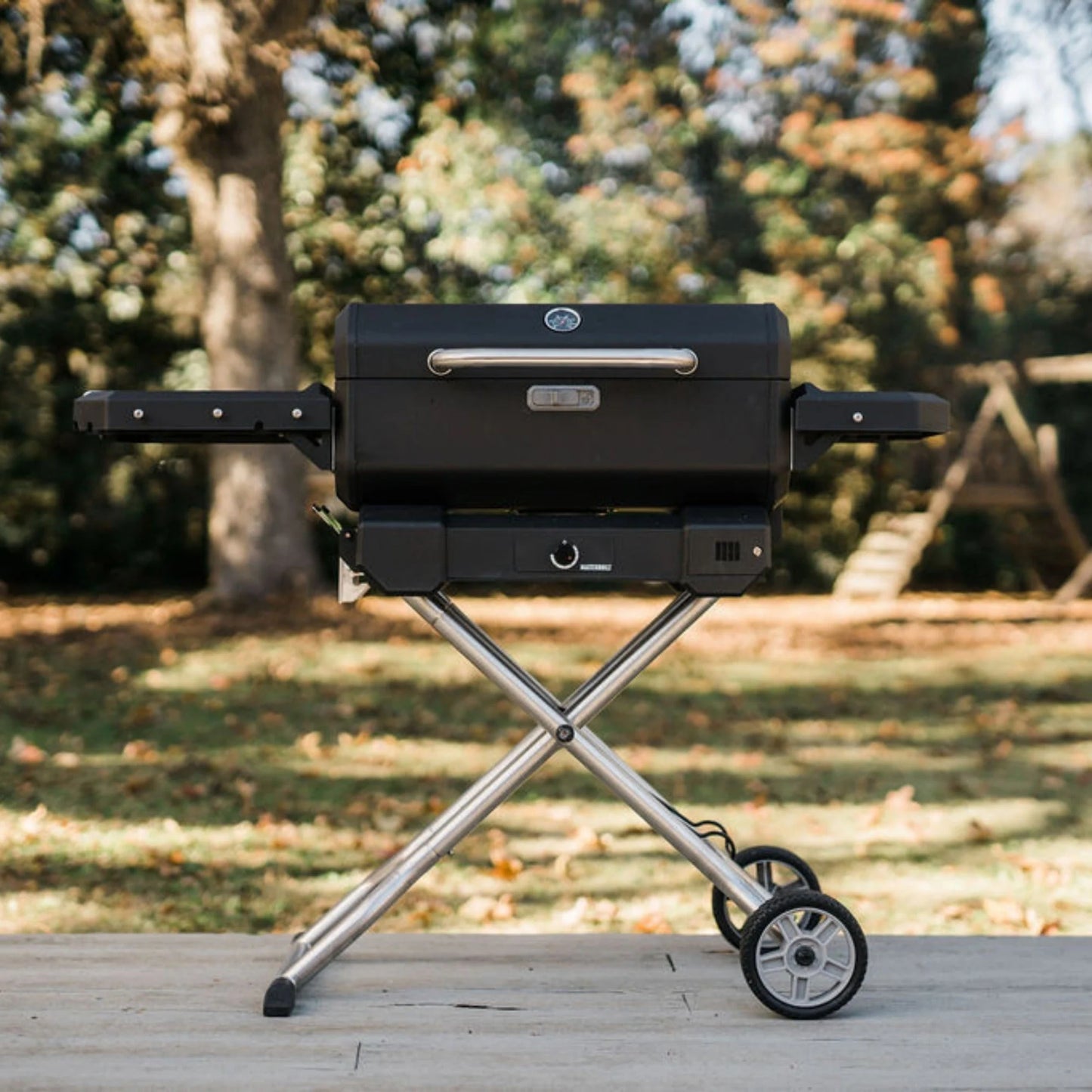 Bärbar Kolgrill med Vagn