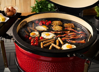Kamado Halvmåneformad gjutjärnsplatta till Classic Joe