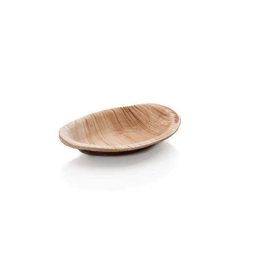 Palmblad biologiskt nedbrytbar mini SKÅL 9×6 cm (10 st)