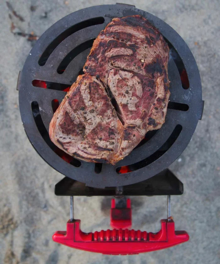ProQ kolstarter / tändkamin – grillgaller i rostfritt stål