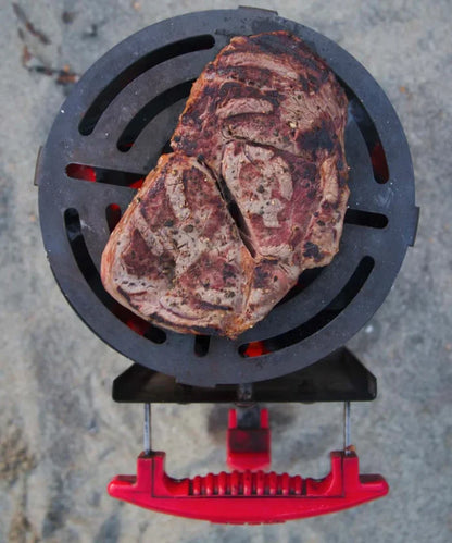 ProQ kolstarter / tändkamin – grillgaller i rostfritt stål