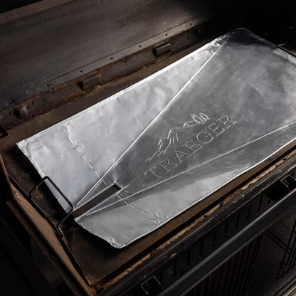 Traeger Droppbricksskydd 34” – Aluminiumfolie för Pelletgrill, 5-pack
