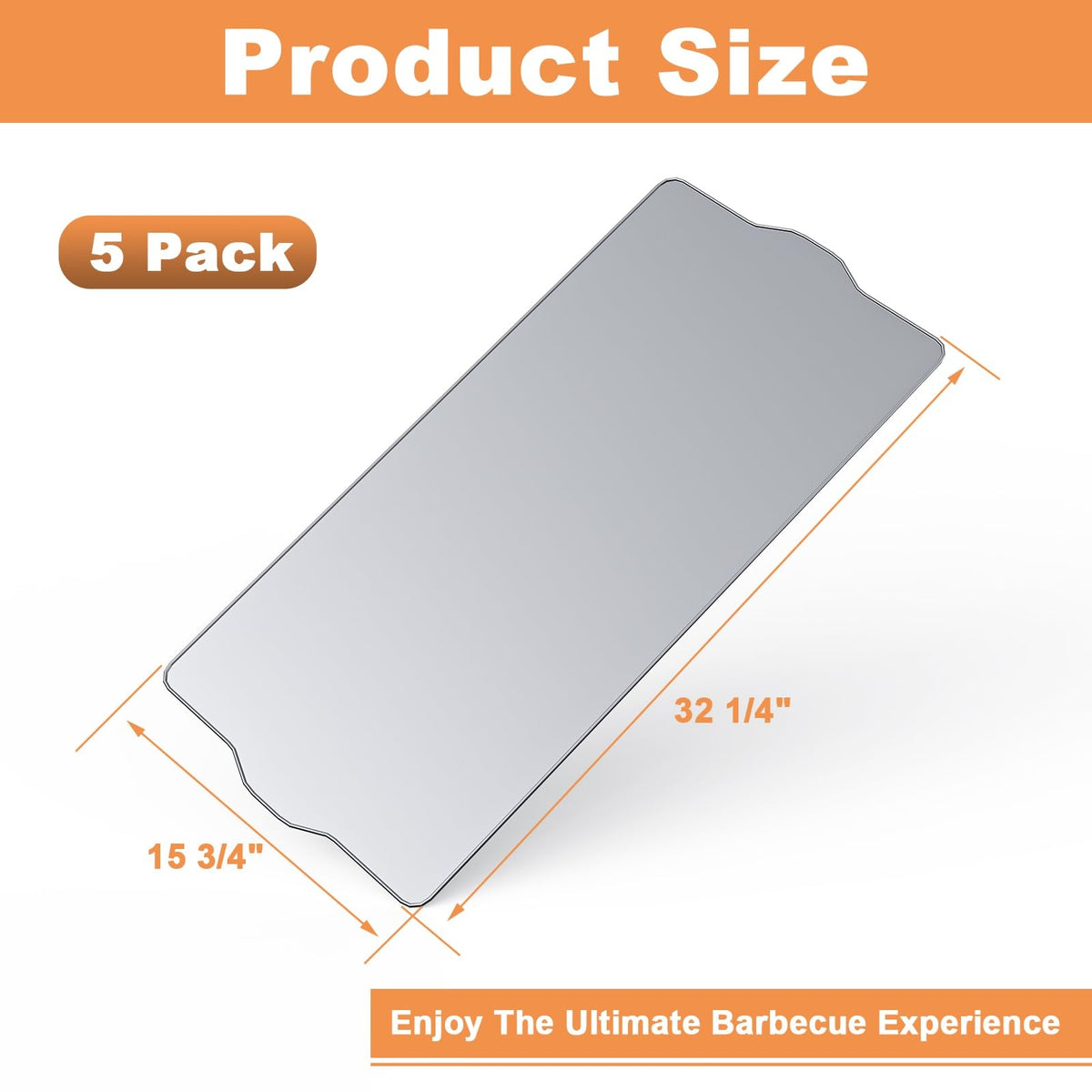 Traeger Droppbricksskydd 34” – Aluminiumfolie för Pelletgrill, 5-pack