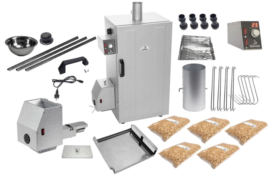 Borniak UWD-70V1.4 Grundläggande digitalt styrd rökare med zink-aluminiumhölje.