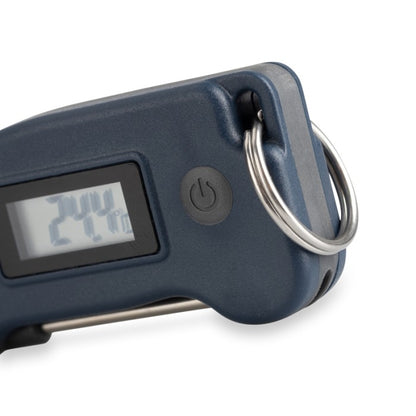 ETI miniatyr snabbtermometer med nyckelring, blå