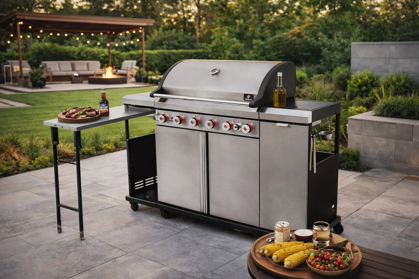 Landmann Gasolgrill Outdoor Kitchen 6.1 Rostfritt