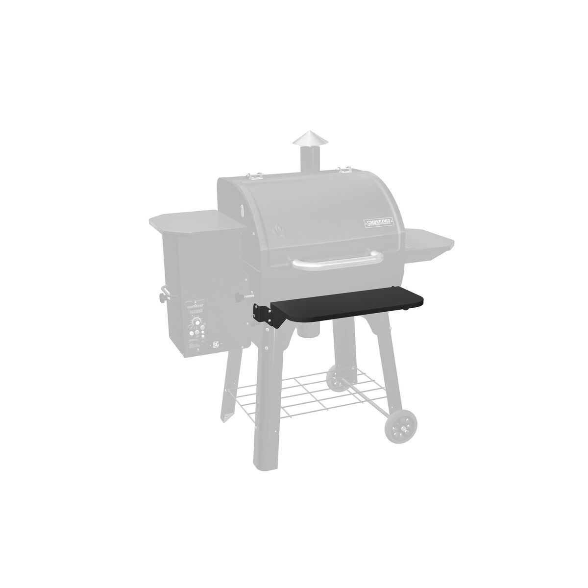 Nedfällbart frontbord för Camp Chef 24-tums grillar